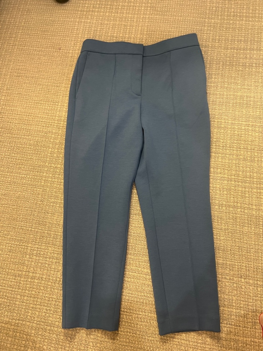 Ann Taylor Straight-Leg Navy Dress Pants